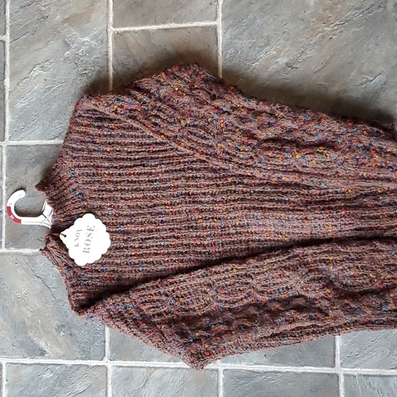 Knox Rose Sweaters - Knox Rose Dark Raison Sweater